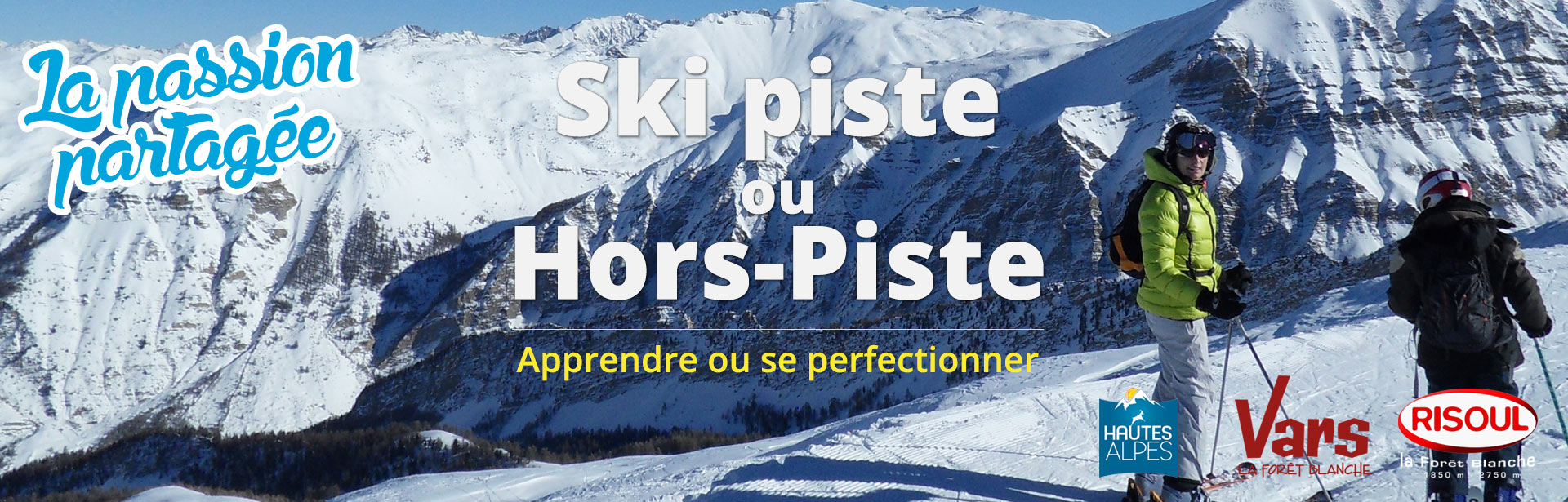 Ski piste et hors-piste